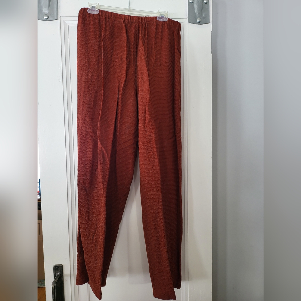 Chico's size 3 - autumn brown lightweight pants - length 41"